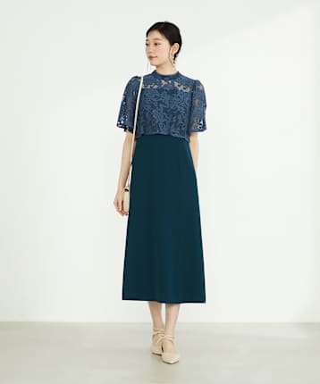 ネイビー（紺色） × ブルー（青色）のレンタルドレスおすすめ一覧