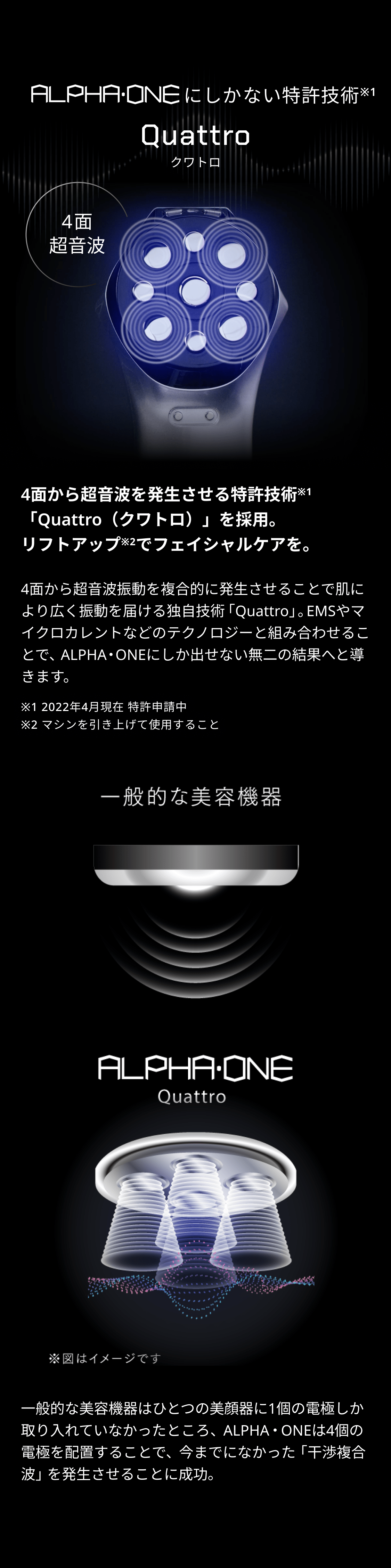 新品未使用ALPHA ONE 美顔器-アルファワン- 話題の美顔器「アルファ