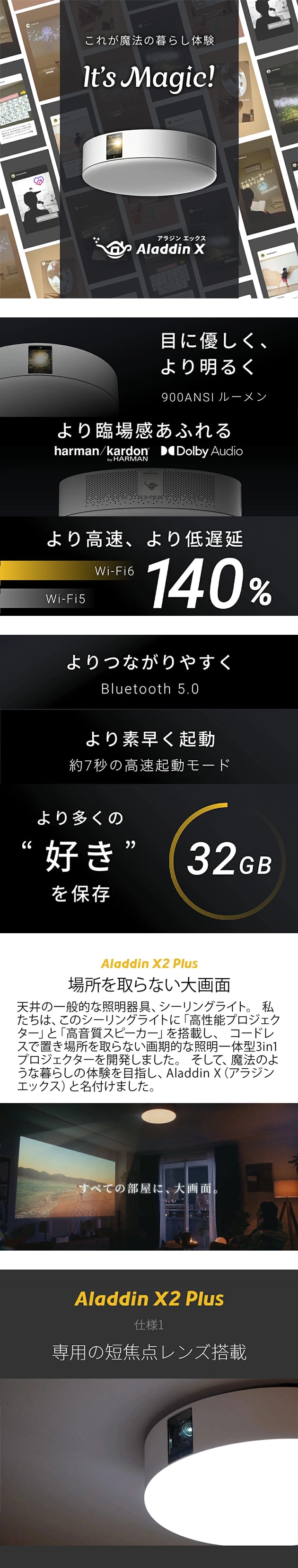 レンタル】アラジン エックス(Aladdin X)・Aladdin X2 Plusのサブスク