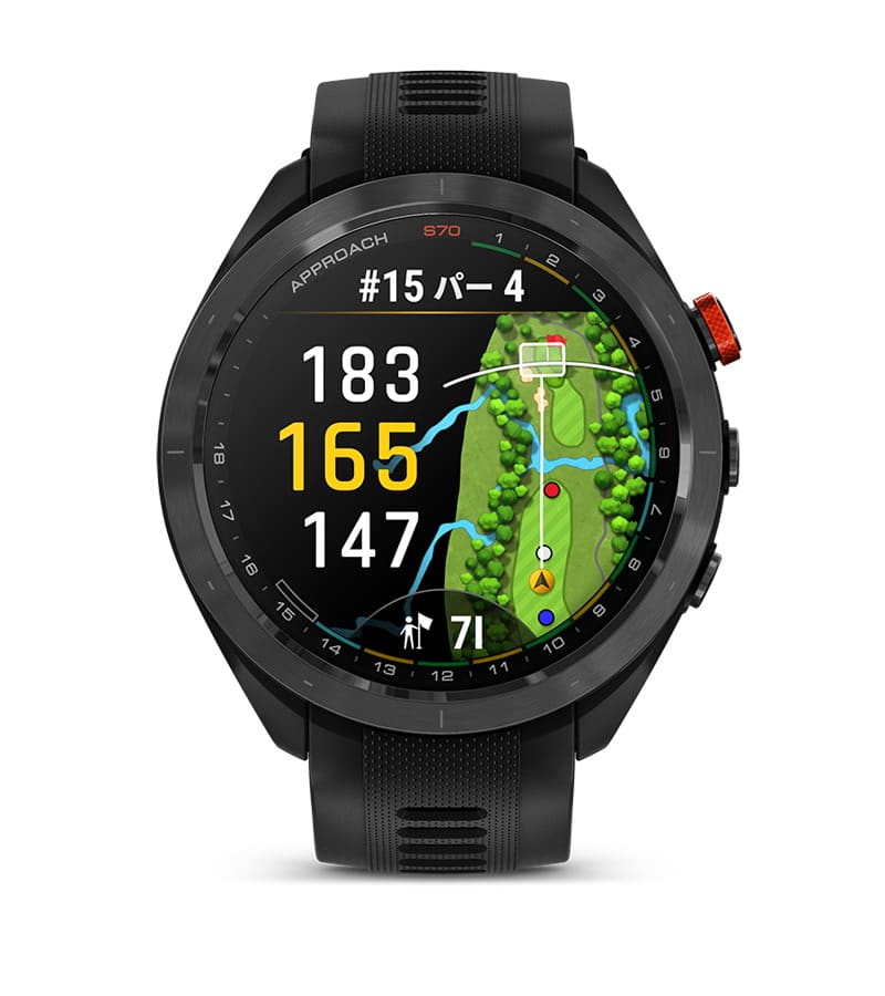 レンタル】ガーミン(garmin)・Approach S70 47mm Blackのサブスク・お