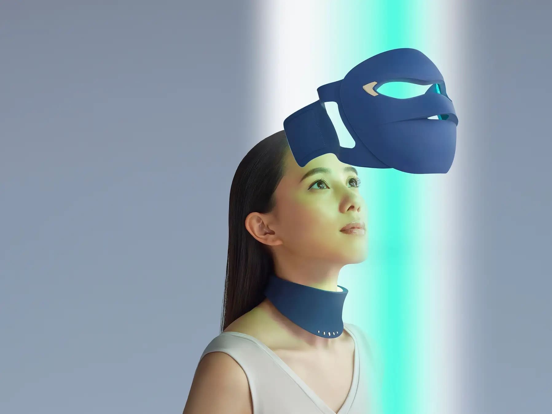 レンタル】ヤーマン(YA-MAN)・ブルーグリーンマスク YJMF0のサブスク