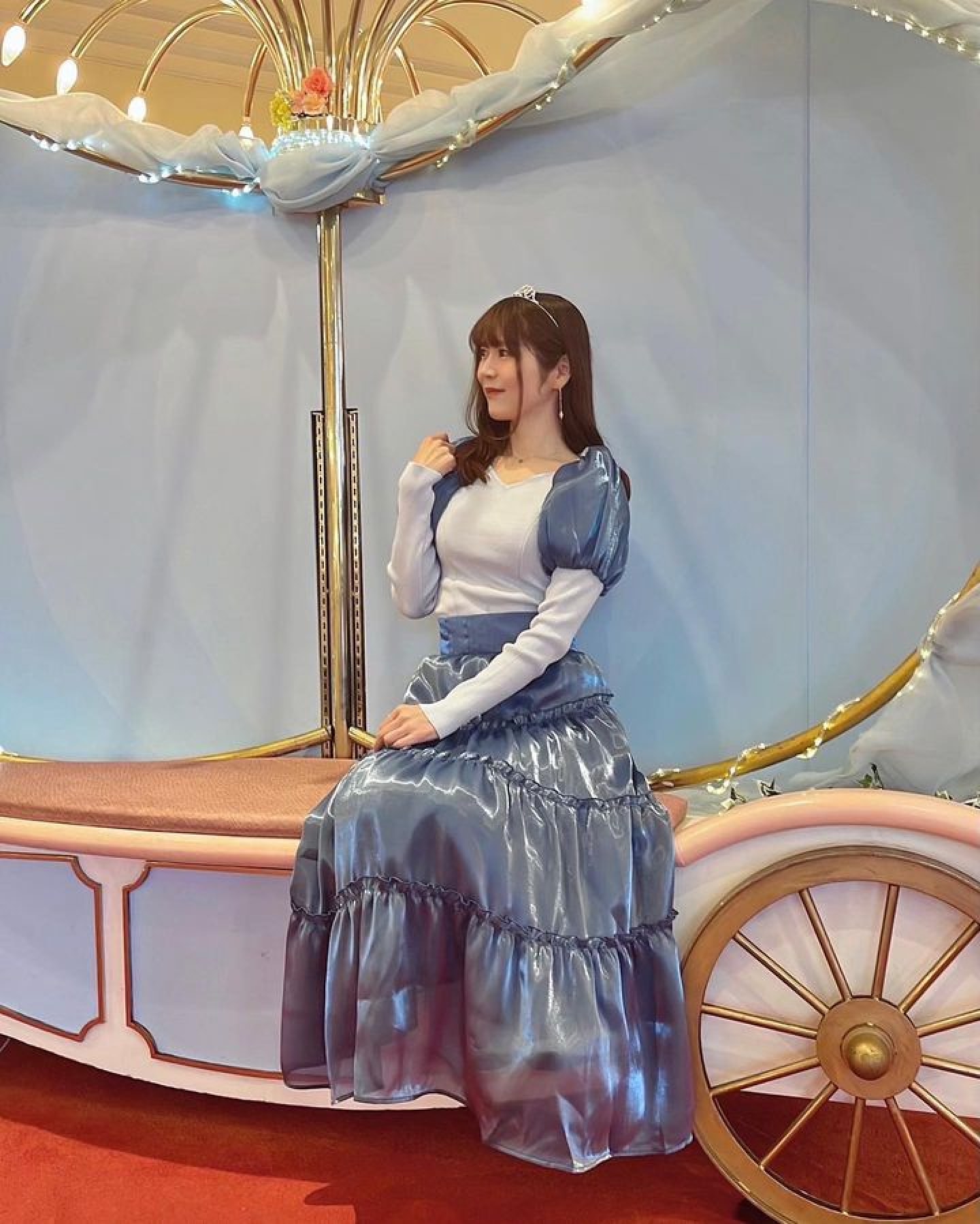 シンデレラコーデ（シンデレラバウンド）を着用したお客様のInstagram投稿画像 | みんなのディズニーコーデ