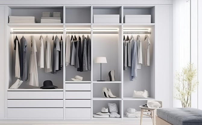 増え続ける洋服の収納に困っていませんか？レンタルドレスなら、クローゼットを圧迫しません。