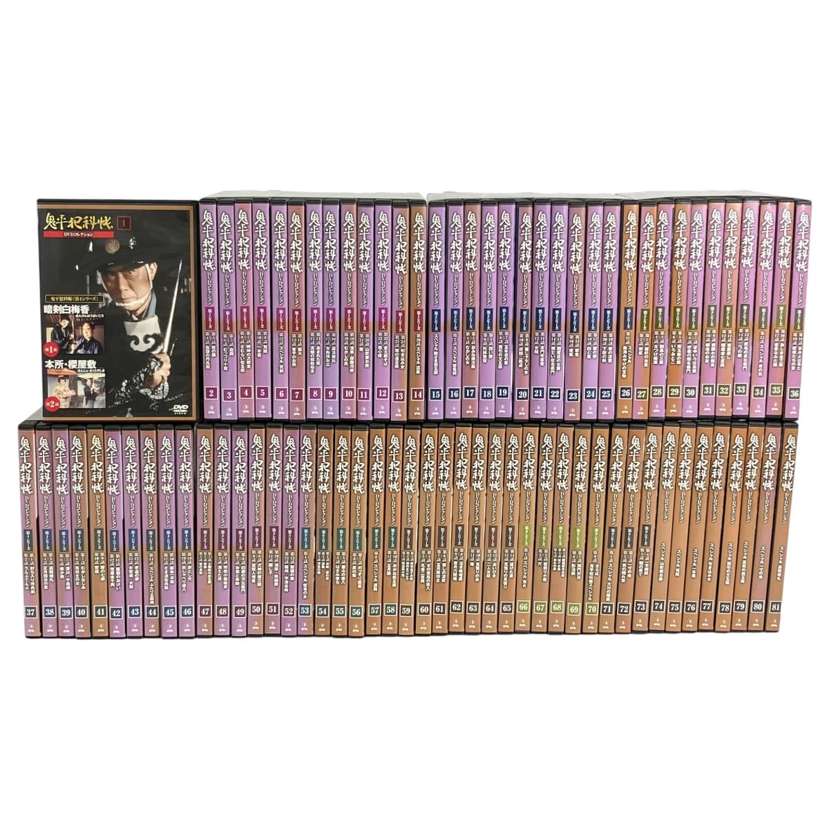 デアゴスティーニ 鬼平犯科帳 DVD コレクション 81巻 セット
